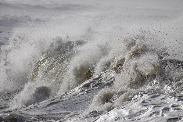 Brut Mer Brise Vague Gros Plan — Photo