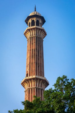 Jama Mescidi Minaresi, Eski Delhi, Hindistan.