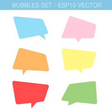 bubbels kleur ingesteld vector