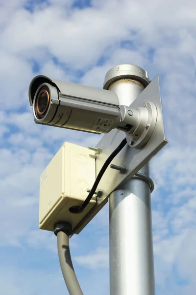 Cctv with sky — Stock Photo, Image