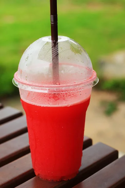 Watermelon smoothie. — Stock Photo, Image