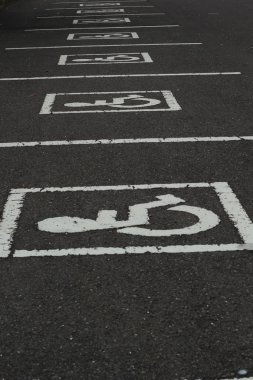 Engelli Park sokak sembolize.