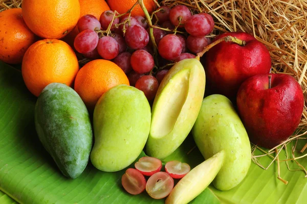 Fresh various fruits — Stock Photo, Image