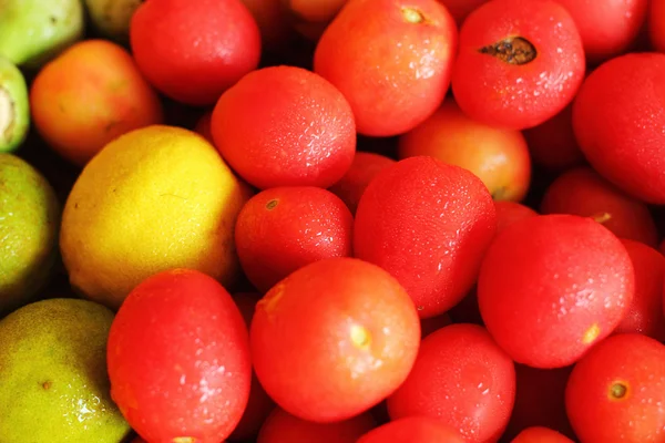 Verduras frescas - tomates, limón — Foto de Stock