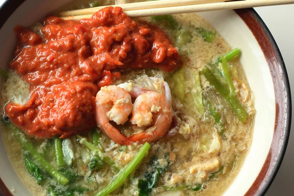 Sopa de mariscos vermicelli - Sukiyaki —  Fotos de Stock