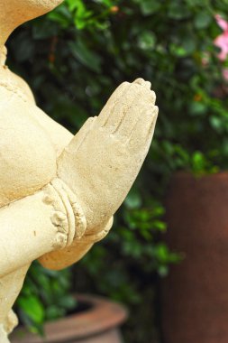 Seramik el arka plan.