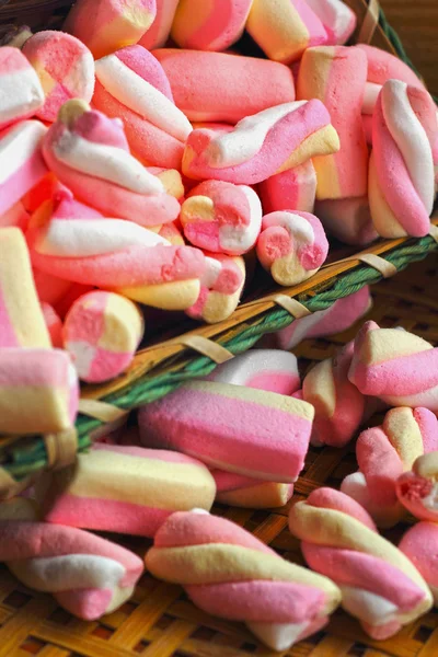 Pink marshmallows — Stock Photo, Image