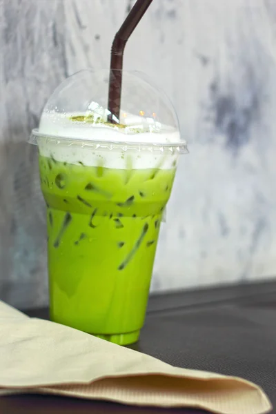 Studený čaj zelený. — Stock fotografie