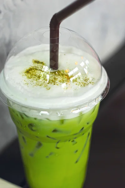 Koude groene thee. — Stockfoto