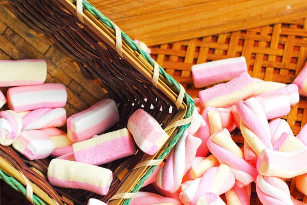 Pink marshmallows — Stock Photo, Image