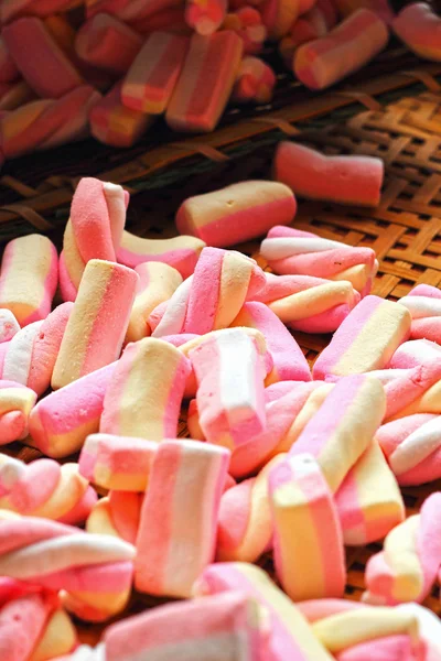 Rosa marshmallows — Stockfoto