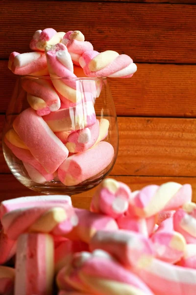 粉色棉花糖 — 图库照片