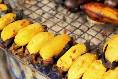 muz - tatlı Tayland bake.