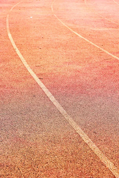 Běžecká dráha pro na stadionu — Stock fotografie