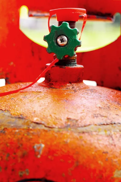 Gas aperto e chiuso - Gas di valvola — Foto Stock