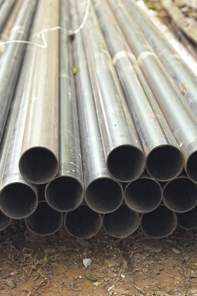 Old metal pipes - for construction. — Stock Photo, Image