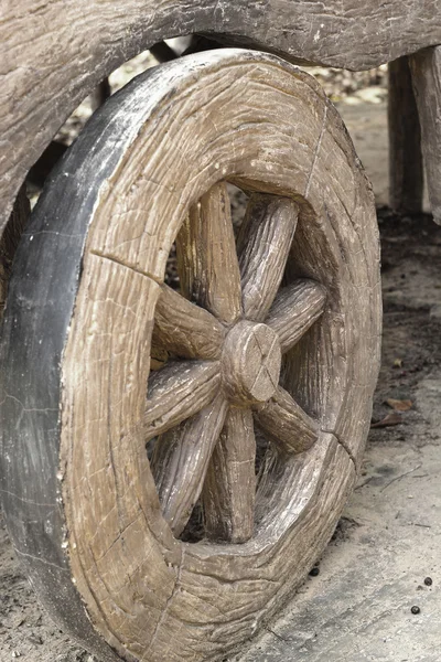 Вагон колесо старое - западный стиль . — стоковое фото