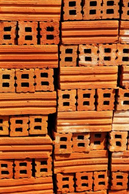 kahverengi tuğla inşaat arka plan doku için