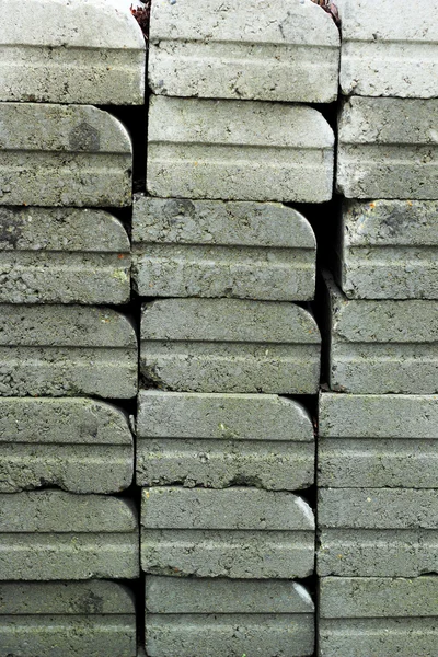 Gray brick for construction background texture — Stock Photo, Image