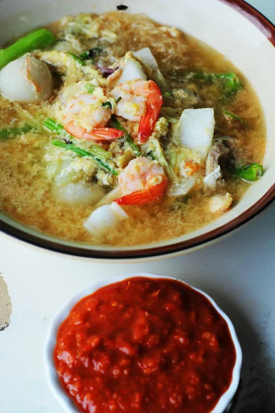 シーフード春雨スープ - すき焼き — ストック写真