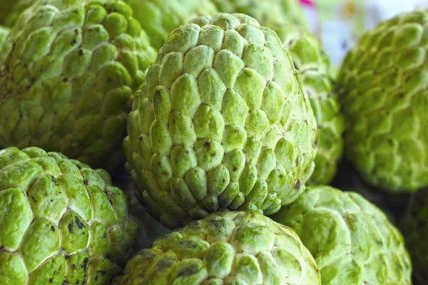 Suiker apple in de markt — Stockfoto