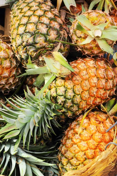 Pineapple in the market — Stock Photo, Image