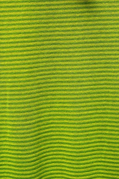 Green knitted fabric texture background — Stock Photo, Image