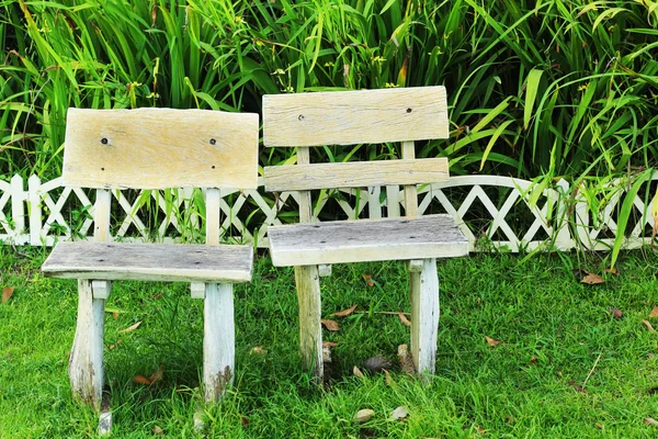 Bench chair in the park — Stock Photo, Image