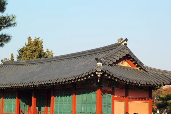 Güney Kore'deki gyeongbok Sarayı — Stok fotoğraf