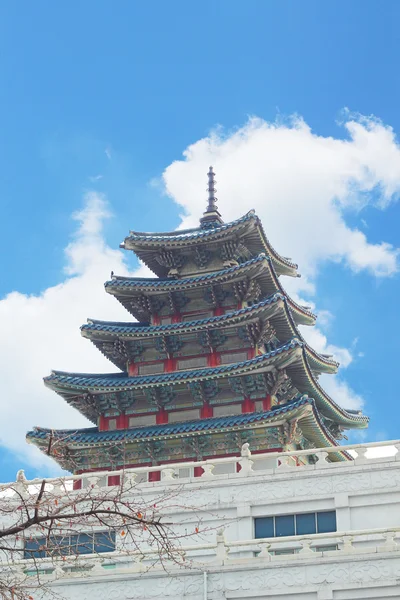 Gyeongbok palace v Jižní Koreji — Stock fotografie