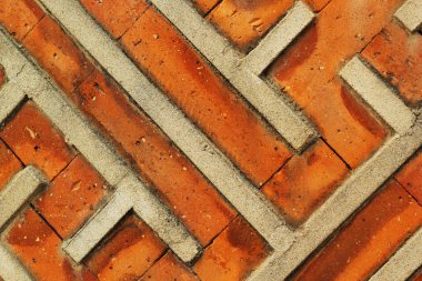 tuğla duvar arka plan doku - vintage