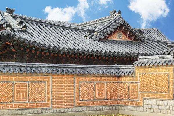 Gyeongbok Palace na Coreia do Sul — Fotografia de Stock