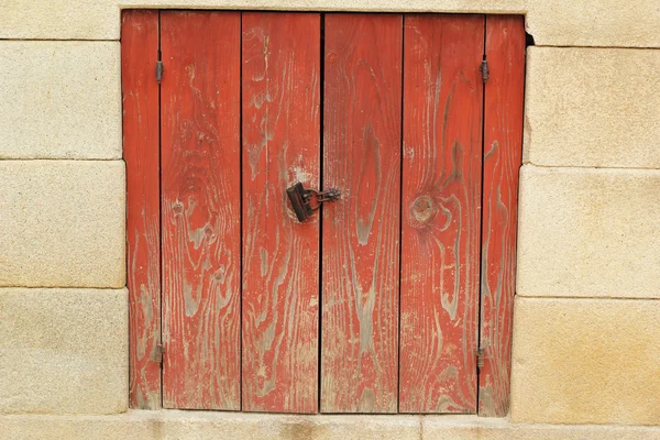 古いドア ブラウン - ビンテージ スタイル — ストック写真