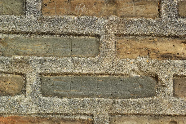 Textura de fondo de pared de ladrillo - vintage — Foto de Stock