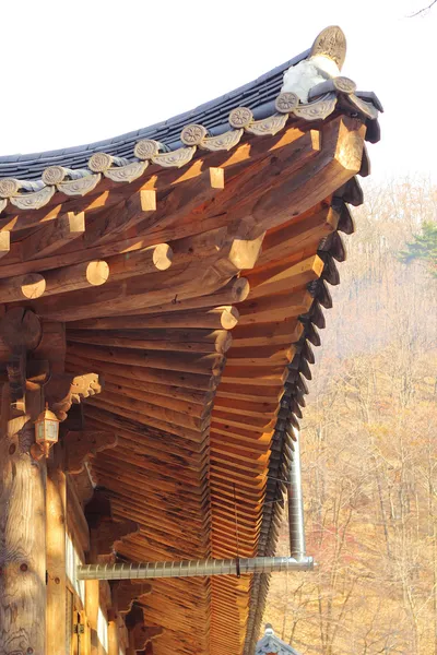 Les maisons anciennes d'un village folklorique en Corée du Sud — Photo