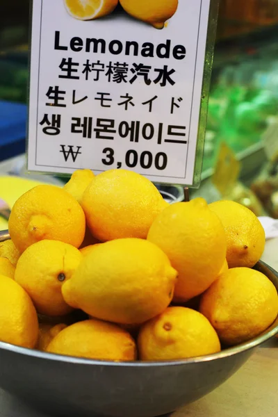 橙汁市场韩国 — 图库照片