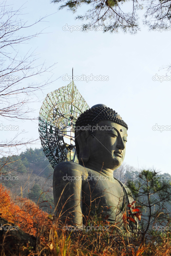 Buddha in the Sinheungsa Temple at Seoraksan National Park, Sout