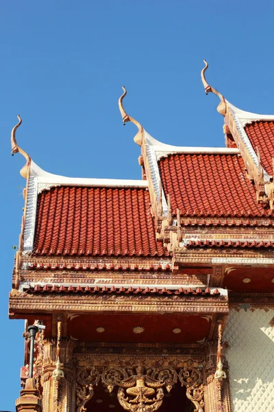 Μέτρηση της γλυπτικής και των ουρανίων - ναός Ταϊλάνδη. — Φωτογραφία Αρχείου