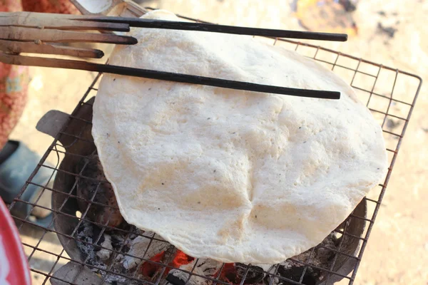 Kleefrijst gegrilde Azië voedsel — Stockfoto