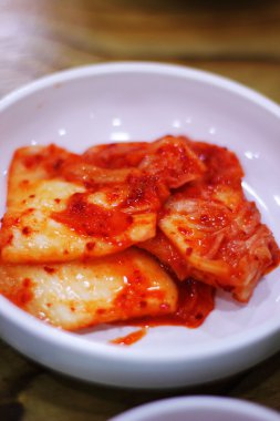 Kimchi, lahana, biber, turp - Kore yemeği