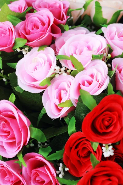 Krásná růže z umělých květin — Stock fotografie