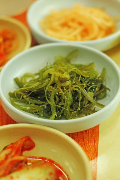 Kimchi cabbage chili radish - korean food — Stock Photo, Image