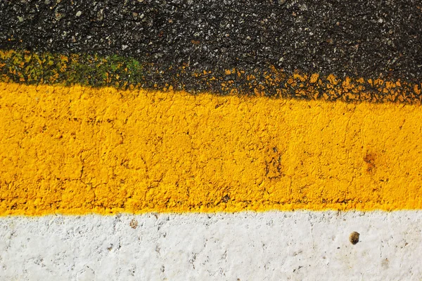 Texture strada nero, bianco, giallo . — Foto Stock