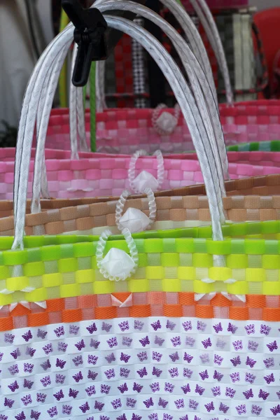 Thailand handgemaakte tassen borduurwerk — Stockfoto