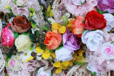 çiçek pazarlarda çeşitli güzel kafa bandı.