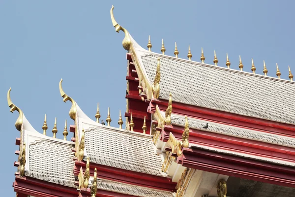 Скульптура вимірювання - храм Таїланду з неба — стокове фото
