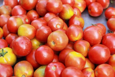Pazarda taze domates