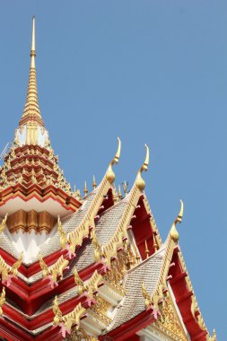 ölçme - heykel Tayland tapınak ile gök