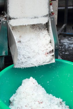 grated coconut sale at the market