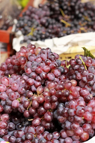 Fresh grapes on the market — Stock Photo, Image